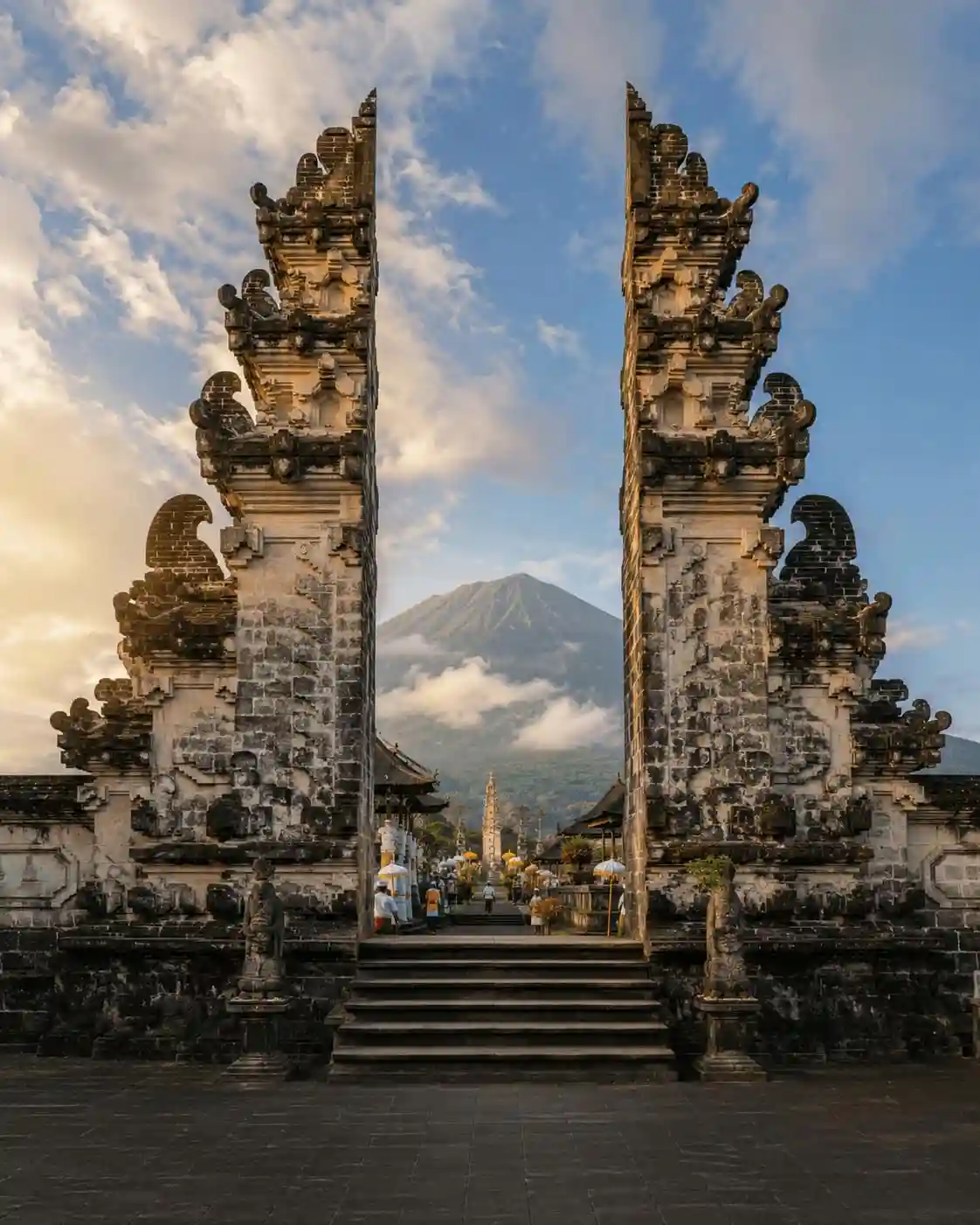 Bali tour packages from Chennai - split gate temple mountain view