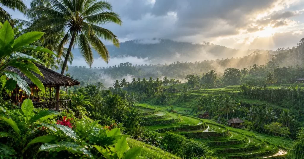 Dry season vs rainy season in Bali